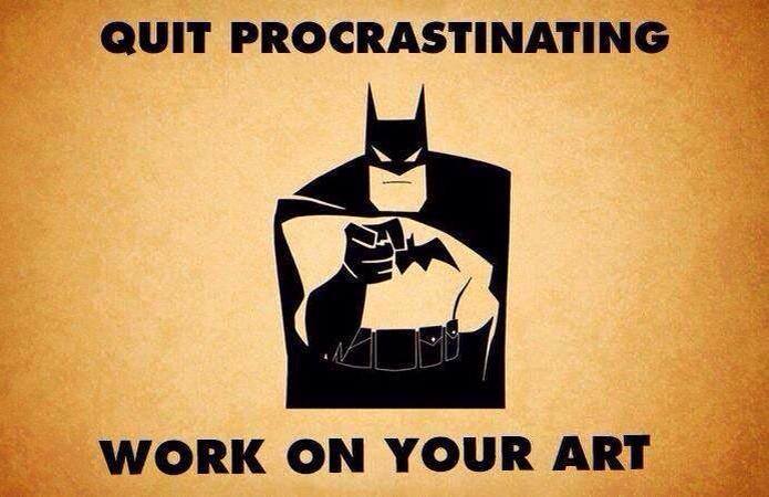 batman procrastinating